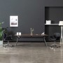 Silla de oficina giratoria de cuero sintético negro de vidaXL, Sillas de oficina - Ref: Foro24-3054824, Precio: 121,13 €, Des...