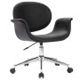 Silla de oficina giratoria de cuero sintético negro de vidaXL, Sillas de oficina - Ref: Foro24-3054824, Precio: 121,13 €, Des...