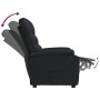 Sillón reclinable de tela negro en Sillones | Comprar online en Foru.es