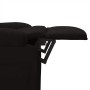 Sillón reclinable de tela negro en Sillones | Comprar online en Foru.es