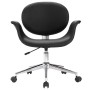 Silla de oficina giratoria de cuero sintético negro de vidaXL, Sillas de oficina - Ref: Foro24-3054824, Precio: 121,13 €, Des...