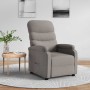 Sillón reclinable de tela gris taupe en Sillones | Comprar online en Foru.es
