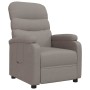 Sillón reclinable de tela gris taupe en Sillones | Comprar online en Foru.es