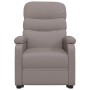 Sillón reclinable de tela gris taupe en Sillones | Comprar online en Foru.es