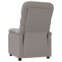 Sillón reclinable de tela gris taupe en Sillones | Comprar online en Foru.es