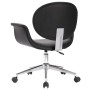 Silla de oficina giratoria de cuero sintético negro de vidaXL, Sillas de oficina - Ref: Foro24-3054824, Precio: 121,13 €, Des...