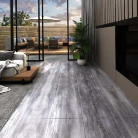 Lamas suelo de PVC autoadhesivas madera gris mate 2,51 m² 2 mm en Materiales de construcción | Comprar online en Foru.es