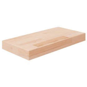Tabla de estantería madera maciza roble sin tratar 40x20x4 cm en Estanterías | Comprar online en Foru.es