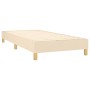Cama box spring con colchón tela color crema 100x200 cm de vidaXL, Camas y somieres - Ref: Foro24-3130094, Precio: 301,77 €, ...