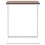 Mesa auxiliar de madera contrachapada blanco 55x35x66 cm en Mesas de centro | Comprar online en Foru.es