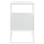 Mesa auxiliar de madera contrachapada blanco 55x36x59,5 cm en Mesas de centro | Comprar online en Foru.es