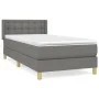 Box spring bed with dark gray fabric mattress 80x200 cm by vidaXL, Beds and slatted bases - Ref: Foro24-3130546, Price: 320,4...