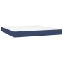 Box spring bed with blue fabric mattress 160x200 cm by vidaXL, Beds and slatted bases - Ref: Foro24-3130527, Price: 500,86 €,...