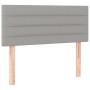 Cama box spring con colchón tela gris claro 80x200 cm de vidaXL, Camas y somieres - Ref: Foro24-3130305, Precio: 284,92 €, De...