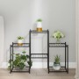 Soporte para flores de hierro negro 83x25x60 cm en Soportes para macetas | Comprar online en Foru.es