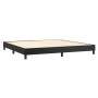 Cama box spring con colchón cuero sintético negro 200x200 cm de vidaXL, Camas y somieres - Ref: Foro24-3130799, Precio: 565,5...