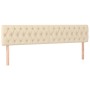 Cama box spring con colchón tela color crema 200x200 cm de vidaXL, Camas y somieres - Ref: Foro24-3130542, Precio: 562,87 €, ...