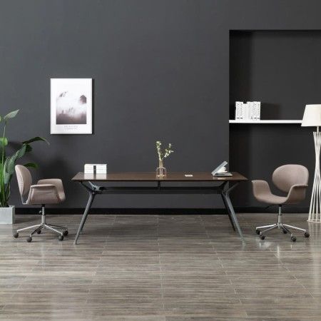 Silla de oficina giratoria de tela gris taupe de vidaXL, Sillas de oficina - Ref: Foro24-3054829, Precio: 152,54 €, Descuento: %