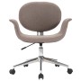 Silla de oficina giratoria de tela gris taupe de vidaXL, Sillas de oficina - Ref: Foro24-3054829, Precio: 152,54 €, Descuento: %