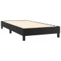 Box spring bed with black synthetic leather mattress 90x190 cm by vidaXL, Beds and slatted bases - Ref: Foro24-3130631, Price...