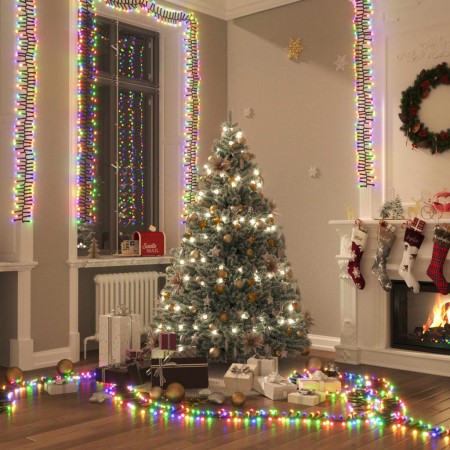Tira de luces de racimo con 1000 LEDs PVC multicolor 11 m en Decoración Festiva y Estacional | Comprar online en Foru.es