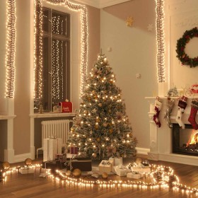 Tira de luces de racimo con 2000 LEDs PVC blanco cálido 17 m en Decoración Festiva y Estacional | Comprar online en Foru.es