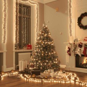 Tira de luces de racimo con 3000 LED PVC blanco cálido 23 m en Decoración Festiva y Estacional | Comprar online en Foru.es