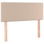 Cama box spring con colchón cuero sintético capuchino 100x200cm de vidaXL, Camas y somieres - Ref: Foro24-3130708, Precio: 32...