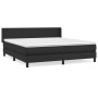 Cama box spring con colchón cuero sintético negro 180x200 cm de vidaXL, Camas y somieres - Ref: Foro24-3130673, Precio: 569,4...