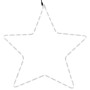 Figura de estrella de Navidad con 48 LEDs blanco cálido 56 cm en Decoración Festiva y Estacional | Comprar online en Foru.es