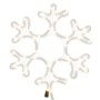 Figura de Navidad copo de nieve 48 LEDs blanco cálido 27x27 cm en Decoración Festiva y Estacional | Comprar online en Foru.es