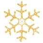 Figura de Navidad copo de nieve 144 LEDs blanco cálido 59x59 cm en Decoración Festiva y Estacional | Comprar online en Foru.es