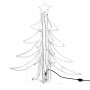 Figura árbol Navidad plegable 3 pzas blanco cálido 87x87x93 cm en Decoración Festiva y Estacional | Comprar online en Foru.es