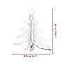 Figura árbol Navidad plegable 3 pzas blanco cálido 87x87x93 cm en Decoración Festiva y Estacional | Comprar online en Foru.es