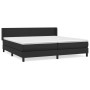 Cama box spring con colchón cuero sintético negro 200x200 cm de vidaXL, Camas y somieres - Ref: Foro24-3130679, Precio: 559,1...
