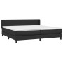 Cama box spring con colchón cuero sintético negro 200x200 cm de vidaXL, Camas y somieres - Ref: Foro24-3130679, Precio: 559,1...