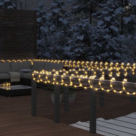 Tira de luces con 1200 LED blanco cálido PVC 50 m en Decoración Festiva y Estacional | Comprar online en Foru.es