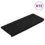Alfombrilla autoadhesiva de escalera 15 uds negro 65x24,5x3,5cm en Hogar | Comprar online en Foru.es