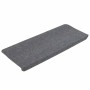 Alfombrilla autoadhesiva de escalera 15 uds gris 65x24,5x3,5 cm en Hogar | Comprar online en Foru.es
