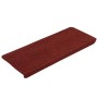 Alfombrilla autoadhesiva de escalera 15 uds rojo 65x24,5x3,5 cm en Hogar | Comprar online en Foru.es