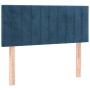 Cama box spring con colchón terciopelo azul oscuro 80x200 cm de vidaXL, Camas y somieres - Ref: Foro24-3131049, Precio: 269,7...