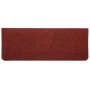 Alfombrilla autoadhesiva de escalera 15 uds rojo 65x24,5x3,5 cm en Hogar | Comprar online en Foru.es