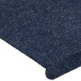 Alfombrilla autoadhesiva de escalera 15 uds azul 65x24,5x3,5 cm en Hogar | Comprar online en Foru.es