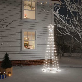 Árbol de Navidad cónico 108 LED blanco frío 70x180 cm en Decoración Festiva y Estacional | Comprar online en Foru.es
