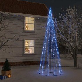 Árbol de Navidad cónico 732 LEDs azul 160x500 cm en Decoración Festiva y Estacional | Comprar online en Foru.es