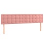 Cama box spring con colchón terciopelo rosa 160x200 cm de vidaXL, Camas y somieres - Ref: Foro24-3131212, Precio: 476,41 €, D...