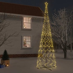Árbol de Navidad cónico 3000 LED blanco cálido 230x800 cm en Decoración Festiva y Estacional | Comprar online en Foru.es