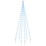 Árbol de Navidad en asta de bandera 108 LED azul 180 cm en Decoración Festiva y Estacional | Comprar online en Foru.es