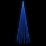 Árbol de Navidad en asta de bandera 732 LED azul 500 cm en Decoración Festiva y Estacional | Comprar online en Foru.es