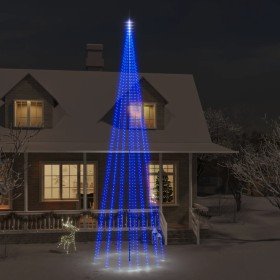 Árbol de Navidad en asta de bandera 1134 LED azul 800 cm en Decoración Festiva y Estacional | Comprar online en Foru.es